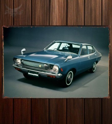 Металлическая табличка Datsun Sunny Sedan (B210)